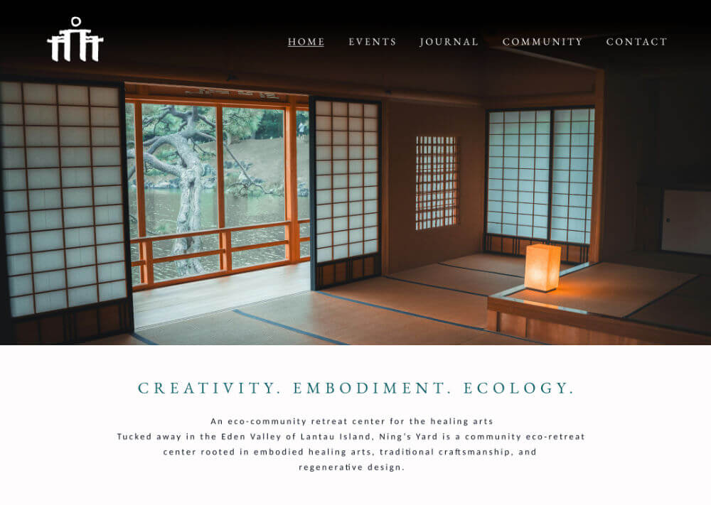 Nings Yard Home Page